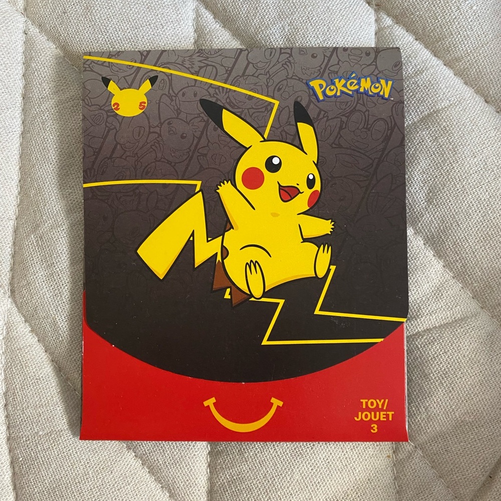 Pokemon Pikachu Toy -McDonald